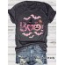 Printed short sleeved Halloween