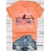 Printed short sleeved Halloween