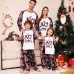 Christmas Family Matching Pajamas Letter Snowflake Star Print Home Wear Sleepwear