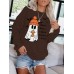 Round necked hoodie ghost Halloween
