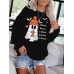 Round necked hoodie ghost Halloween