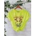 Short sleeved pure cotton skull Short sleeved pure cotton skull