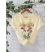 Short sleeved pure cotton skull Short sleeved pure cotton skull