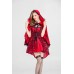 Halloween Little Red Riding Hood Performance Costume Adult Cosplay Party Nightclub Dance Queen Costume