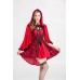 Halloween Little Red Riding Hood Performance Costume Adult Cosplay Party Nightclub Dance Queen Costume