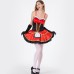 Halloween Costume Red Little Red Riding Hood Cosplay Performance Outfit European and American Style Party Queen Witch Game Costume