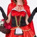Halloween Costume Red Little Red Riding Hood Cosplay Performance Outfit European and American Style Party Queen Witch Game Costume