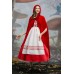 Hooded Red Riding Hood Costume for Halloween Cosplay and Stage Performance