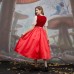 Hooded Red Riding Hood Costume for Halloween Cosplay and Stage Performance