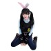 Crazy Animal City Cosplay Judy Rabbit Humanoid Costume Full Set Women's Cosplay Outfit