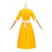 Frog Princess Yellow Servant cosplay costume Princess costume Stage performance costume cosplay costume