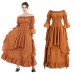 Halloween costume, medieval Renaissance retro dress
