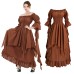 Halloween costume, medieval Renaissance retro dress