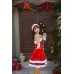 Christmas Dress Cute Girl Chest Wrapping Strap Cake Skirt