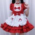 Original [Moonlight Glow] Japanese Sexy Creamy Sweetheart Maid Lolita Dress Cosplay Costume