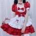 Original [Moonlight Glow] Japanese Sexy Creamy Sweetheart Maid Lolita Dress Cosplay Costume