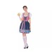 Embroidered Maid Costume Bavarian Traditional Beer Festival Dress  Style Dress