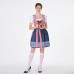 Embroidered Maid Costume Bavarian Traditional Beer Festival Dress  Style Dress