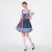 Embroidered Maid Costume Bavarian Traditional Beer Festival Dress  Style Dress