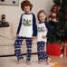Christmas Tree Deer Print Family Matching Pajama Set Holiday Home Wear Comfortable Sleepwear for Kids and Adults