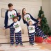 Christmas Tree Deer Print Family Matching Pajama Set Holiday Home Wear Comfortable Sleepwear for Kids and Adults