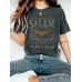 T-shirt short sleeved female Halloween bat pattern
