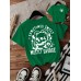T-shirt women Halloween skull round neck