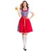 Halloween cosplay maid costume bar work costume