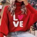 High Neck Batwing Sleeve Loose Fit Knitwear High Neck Batwing Sleeve Loose Fit Knitwear