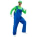 Halloween Costume Party Outfit Mario Cosplay Costume for Men and Women Adult Clothing Mario Performance Costume Wholesale