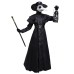 Halloween Adult Medieval Steampunk Style Plague Doctor Costume with Bird Beak Crow Mask
