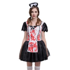 Halloween costume adult female horror print cosplay dance performance costume Halloween costume adult female horror print cosplay dance performance costume