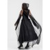 Halloween Party Dark Vampire Witch Castle Witch Costume for Women, Movie Photography Performance Outfit