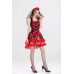 Halloween new lace skeleton ghost bride costume zombie bride game suit