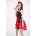 Halloween new lace skeleton ghost bride costume zombie bride game suit