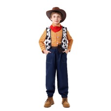 Children's Day Cosplay Woody Long Sleeve S Toy Story Character Stage Performance Costume