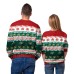 Christmas reindeer round neck hoodie