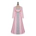 Halloween Victoria Dress Dress Bridgeton Floral Pink Tea Ball Regency Dress Two Piece Set