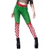 Christmas elastic women's yoga pants
