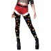 Christmas elastic women's yoga pants