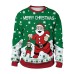 Santa Claus round neck top