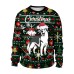 Santa Claus round neck top