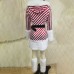 Striped Christmas costume, Christmas costume, COS costume, performance costume, foot set, Christmas costume