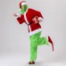 Green Monster Outfit Plus Size Christmas Theme Performance Wear