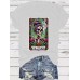 Skeleton Playing Card Halloween Round-Neck Short Sleeve