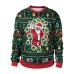 Christmas Snowflake Round Neck Top