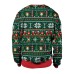 Christmas Snowflake Round Neck Top
