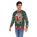 Christmas Snowflake Round Neck Top