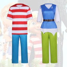 Crazy Pirate Crew Cosplay Costume Marco Veronica Cosplay Halloween Party Children's Performance Clothing