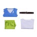 Crazy Pirate Crew Cosplay Costume Marco Veronica Cosplay Halloween Party Children's Performance Clothing